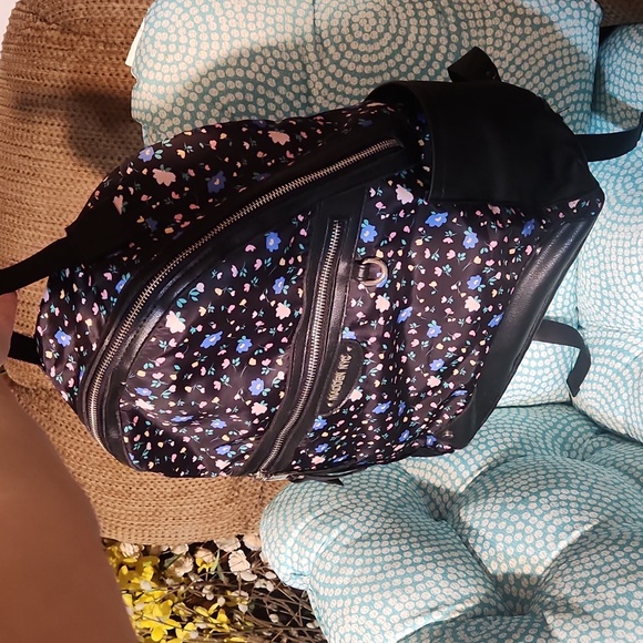 Floral Black Backpack By Brand Madden NYC - Picture 6 of 11